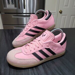 Adidas Samba OG Originals Messi JR0424 Pink Black Gum Sneakers Shoes (#2350)